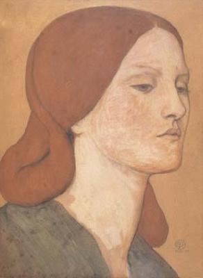 Dante Gabriel Rossetti Portrait of Elizabeth Siddal (mk28) Sweden oil painting art